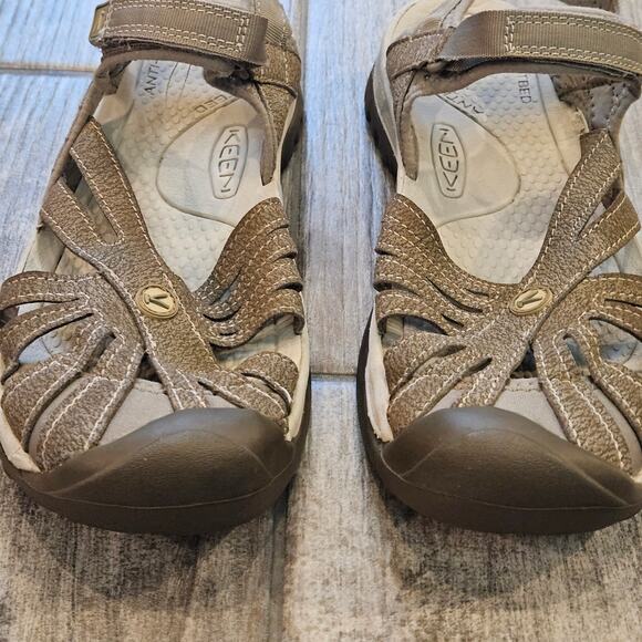 Keen Rose Sandals Women’s 10.5 Gray Water Hiking Sport Strap Outdoor Trail - Picture 4 of 10